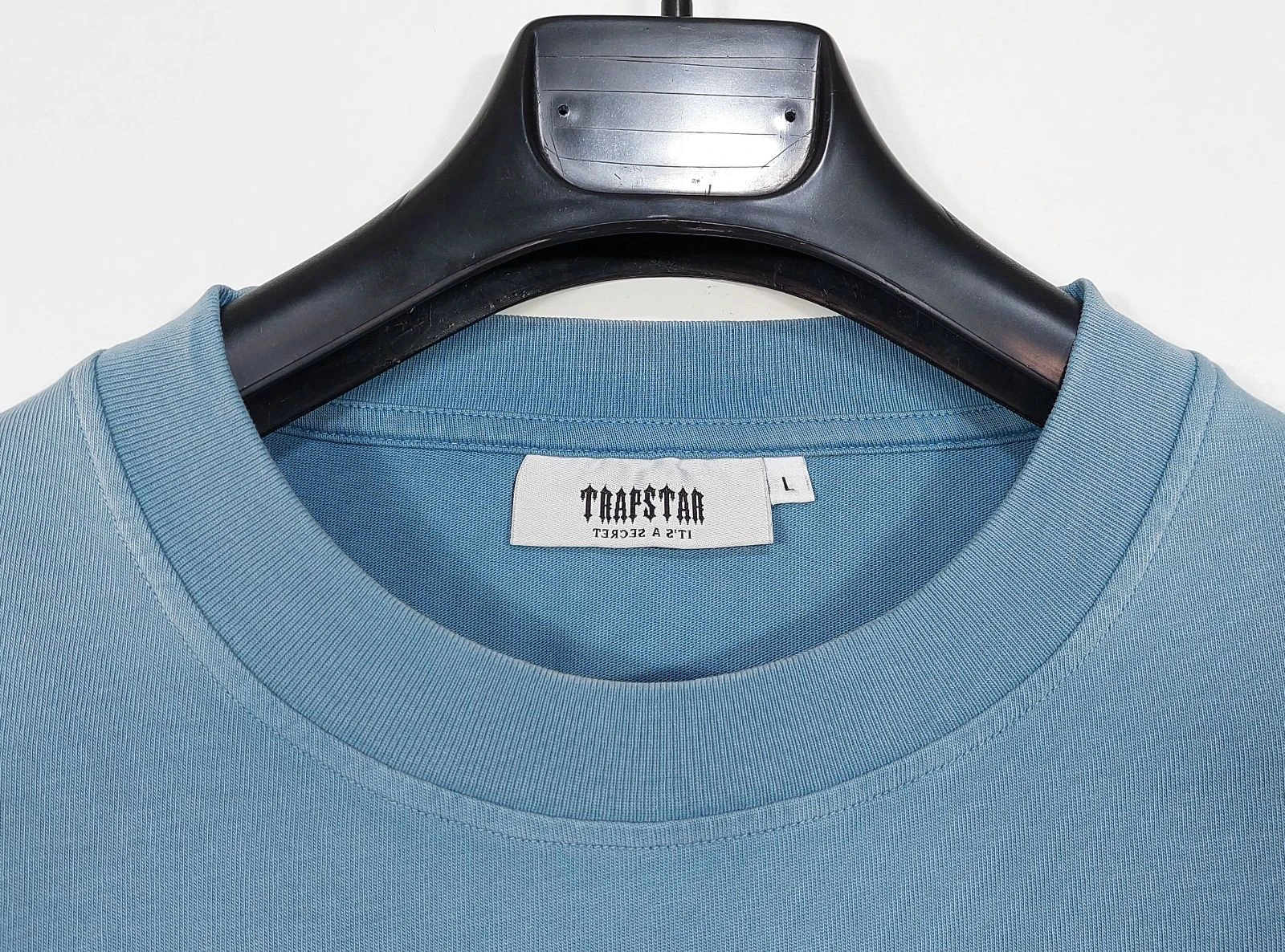 T-shirt Trapstar script logo 2.0 - bleu L – photo 2